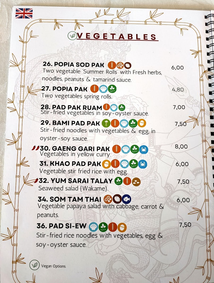 Menu Restaurante Ruen Thai (Tenerife)-7