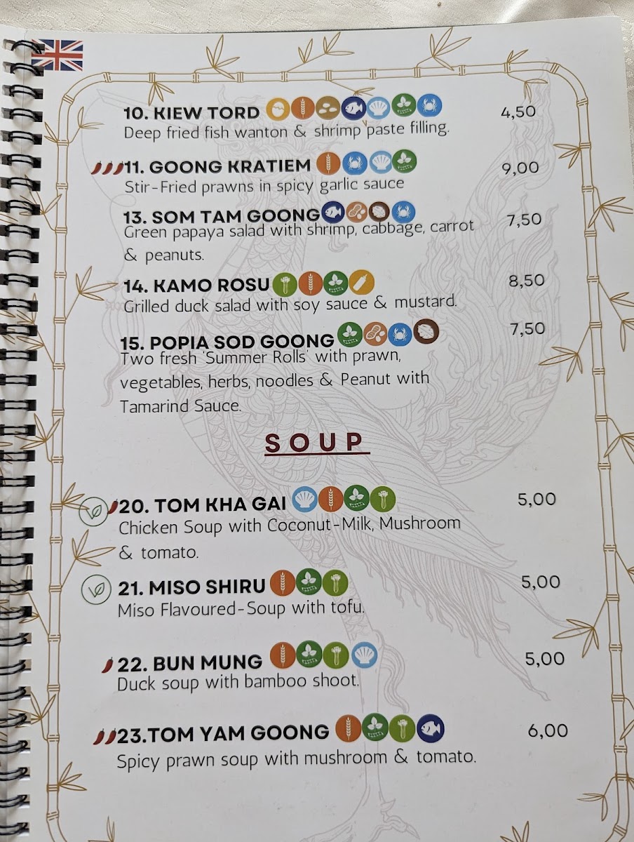 Menu Restaurante Ruen Thai (Tenerife)-9